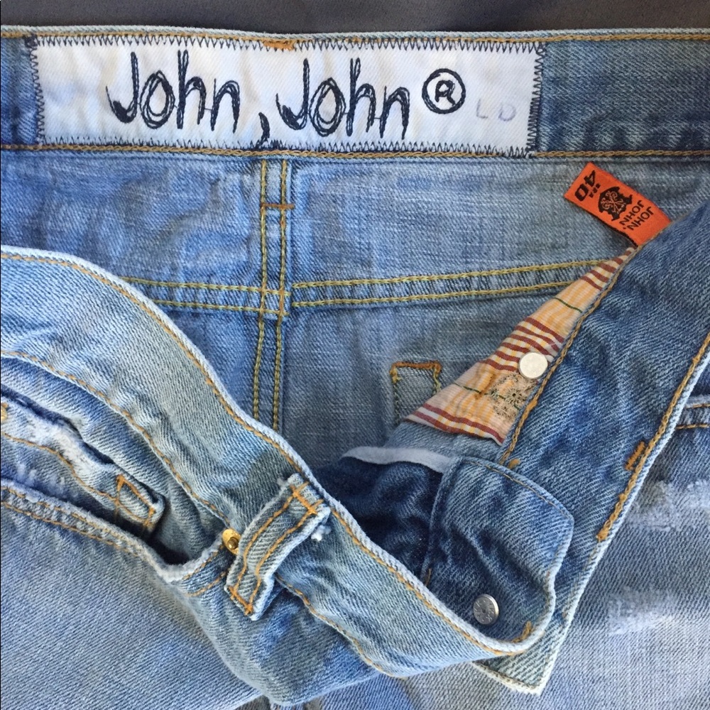 Denim mini skirt
